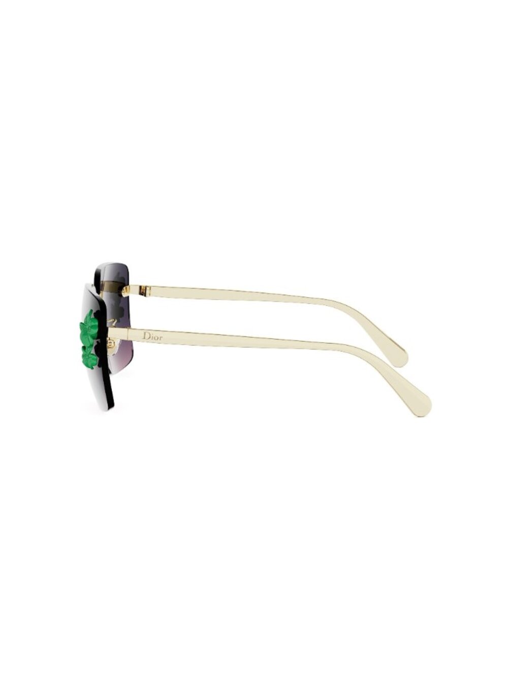 New DIOR Women's Sunglasses Metal Frame CLOVER S2U CD40249U B0G2 10T 62 gold - Picture 2 of 8